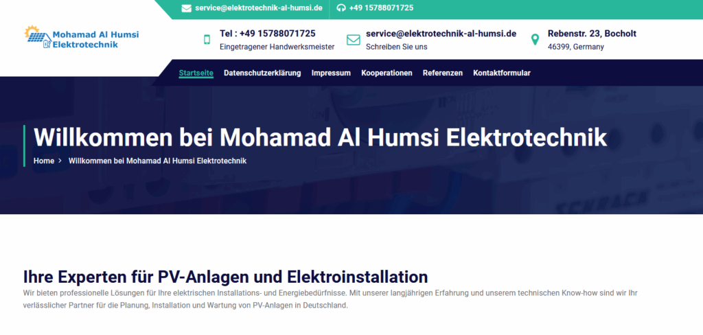 PV-Anlagen und Elektroinstallation